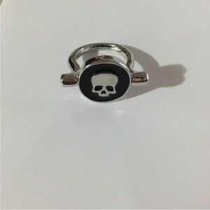 Black Vivienne Westwood Silver Skull Ring